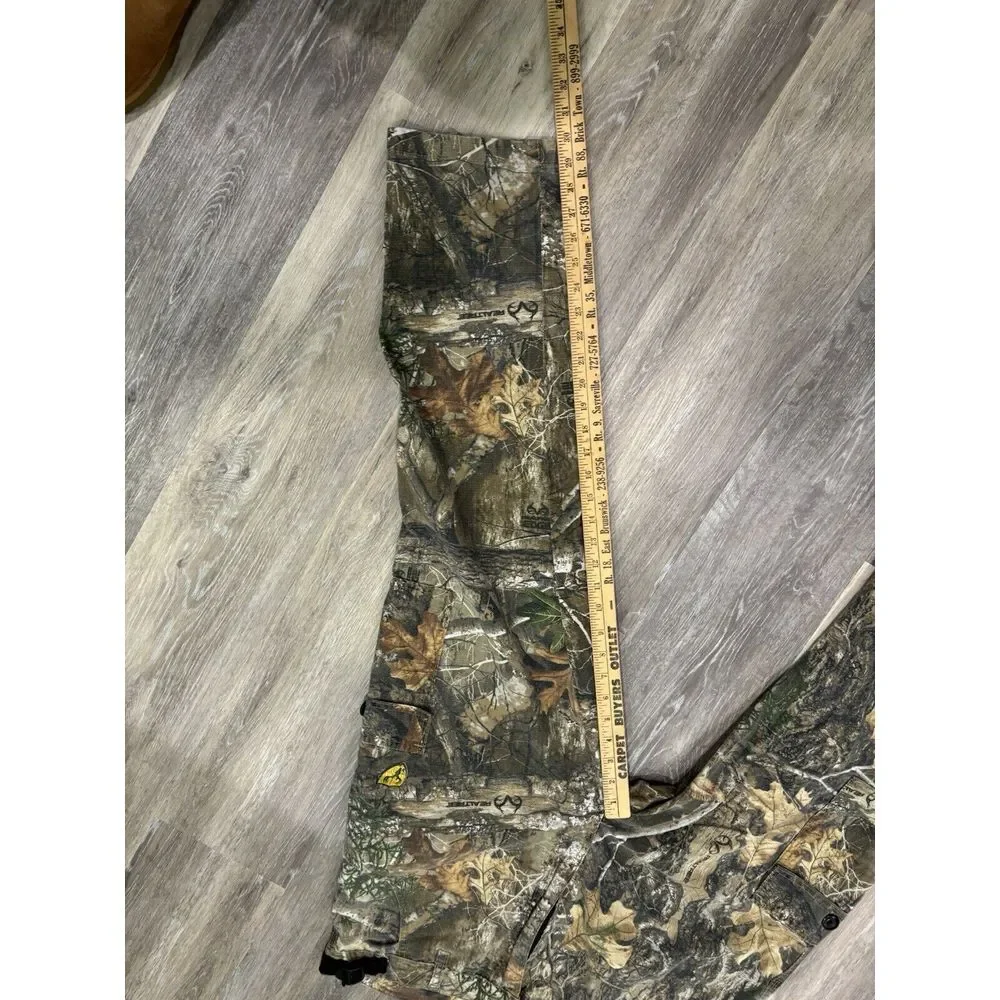 Shield Series S6 Realtree Camo Camouflage Cargo Chino Pants Mens Size 34x30‎